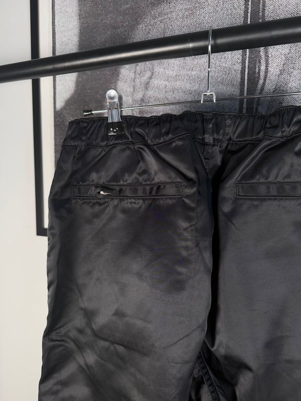 ICONIC FALL/WINTER 2019 "MENENDEZ MURDER TRIAL" ITALIAN NYLON SHOOTER PANTS