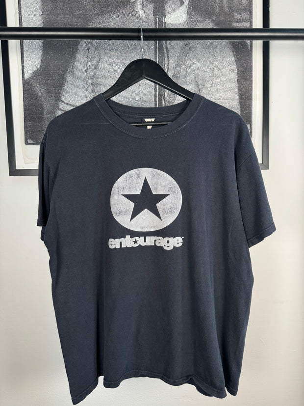 ORIGINAL FADED & WORN IN ENTOURAGE HBO LOGO T-SHIRT