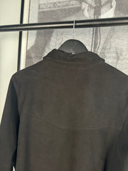 ICONIC FALL/WINTER 2023 SILK LINED LAMBSKIN SUEDE WESTERN JACKET