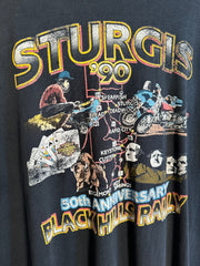 1990 HARLEY DAVIDSON STURGIS MOTORCYCLE BLACK HILLS RALLY IN ATHLETE SIZE