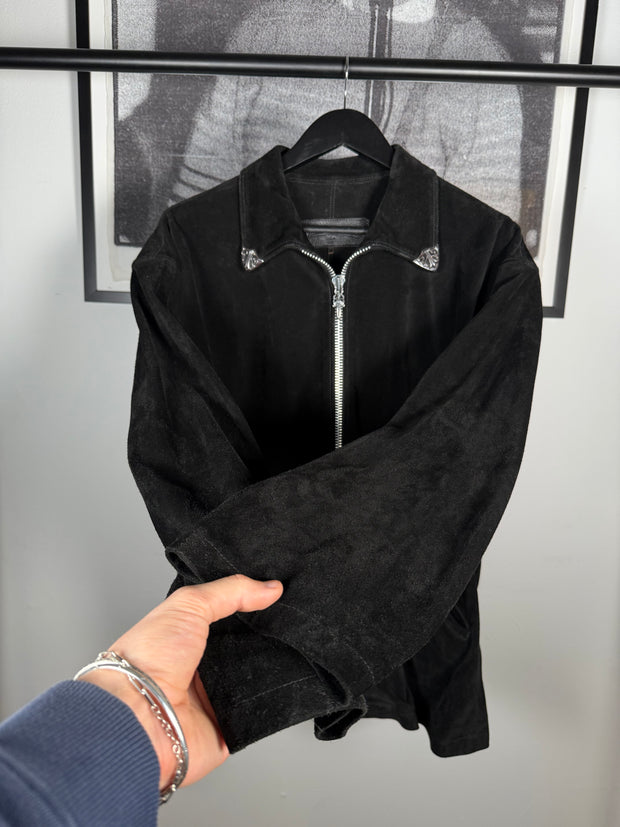 ULTIMATE CHROME GRAIL 1991 SUEDE .925 SILVER CUFF WESTERN FLEUR JACKET