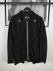 ULTIMATE CHROME GRAIL 1991 SUEDE .925 SILVER CUFF WESTERN FLEUR JACKET
