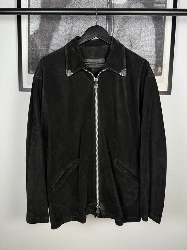 ULTIMATE CHROME GRAIL 1991 SUEDE .925 SILVER CUFF WESTERN FLEUR JACKET