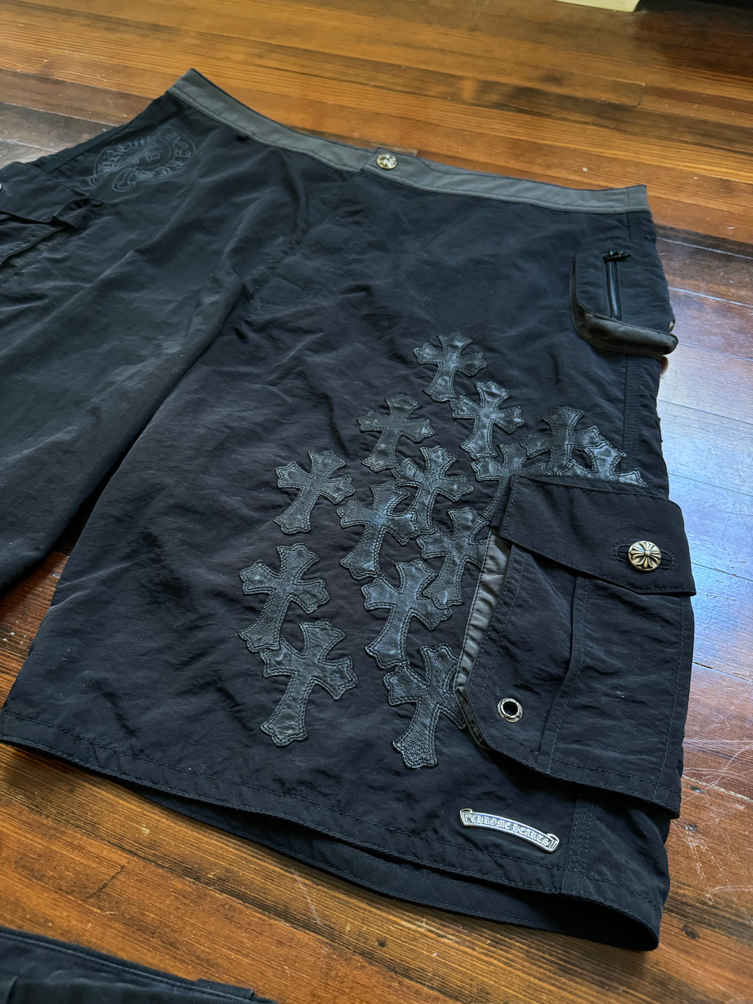 2008 Japan Exclusive LEATHER PATCH Shorts – Low Place Like Home