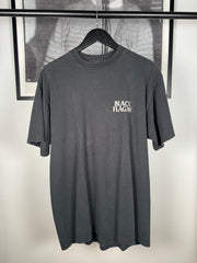 VINTAGE FADED HEAVYWEIGHT "BLACK FLAG" EMBROIDERED SHIRT