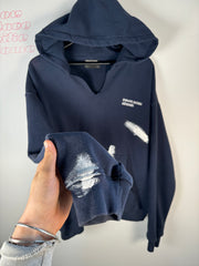 RARE FALL/WINTER 2019 "PEINTURE" HAND PAINTED LOGO HOODIE