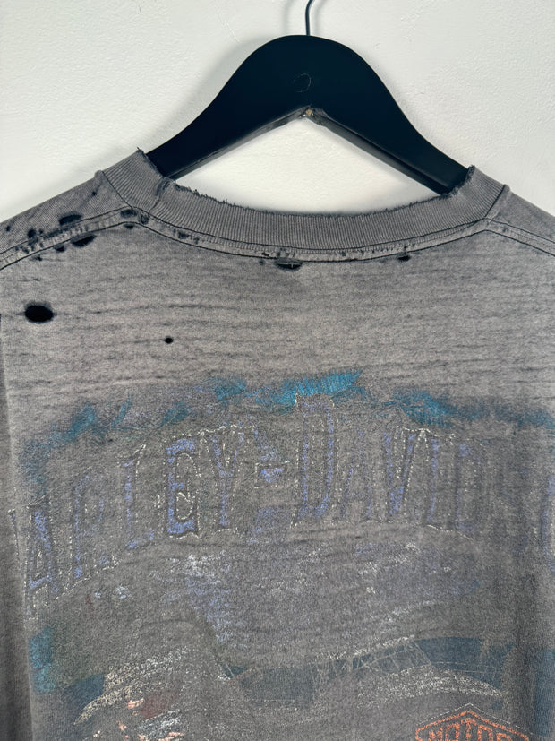 90's ULTRA-FADED HARLEY DAVIDSON BAHAMAS TEE