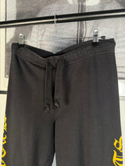 ICONIC EVERYDAY VOLT COLORWAY LOGO "FUCK YOU" SWEATPANTS IN BLACK & YELLOW