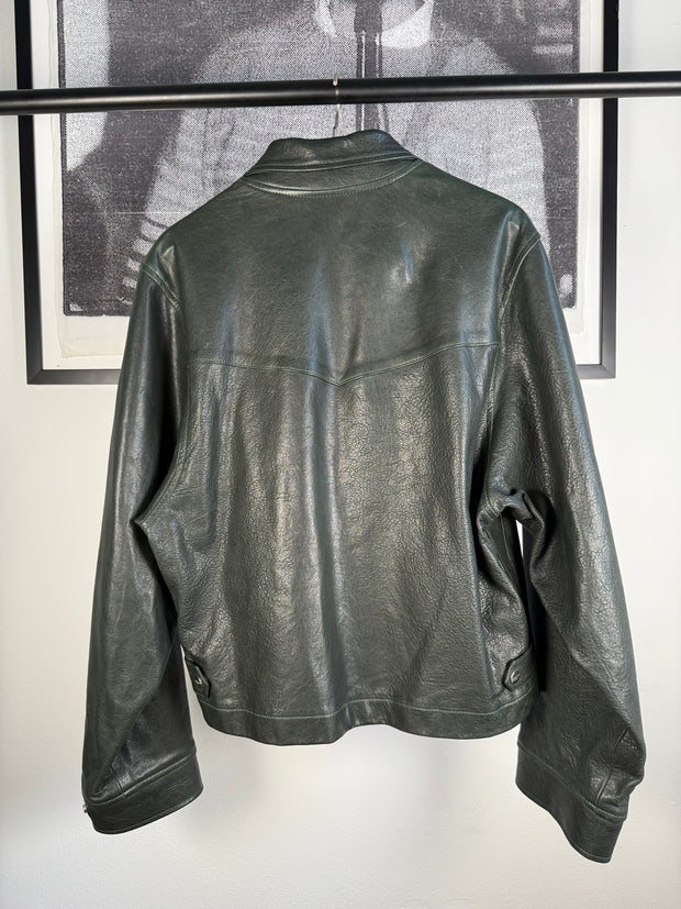 RARE GRAIL AUTUMN/WINTER 2022 "BOTTLE GREEN" WESTERN JACKET BRAND NEW WITH TAGS & GARMENT BAG