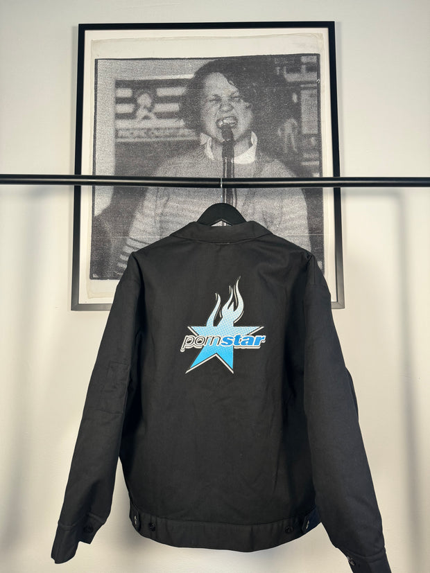 90'S GRAIL QUILTED PORN STAR SKATEBOARDS x DICKIES LOGO JACKET