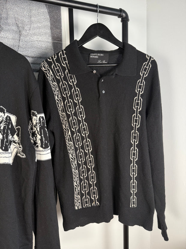 ULTIMATE GRAIL LORO PIANA SPRING/SUMMER 2018 WOOL CHAIN KNIT SWEATER
