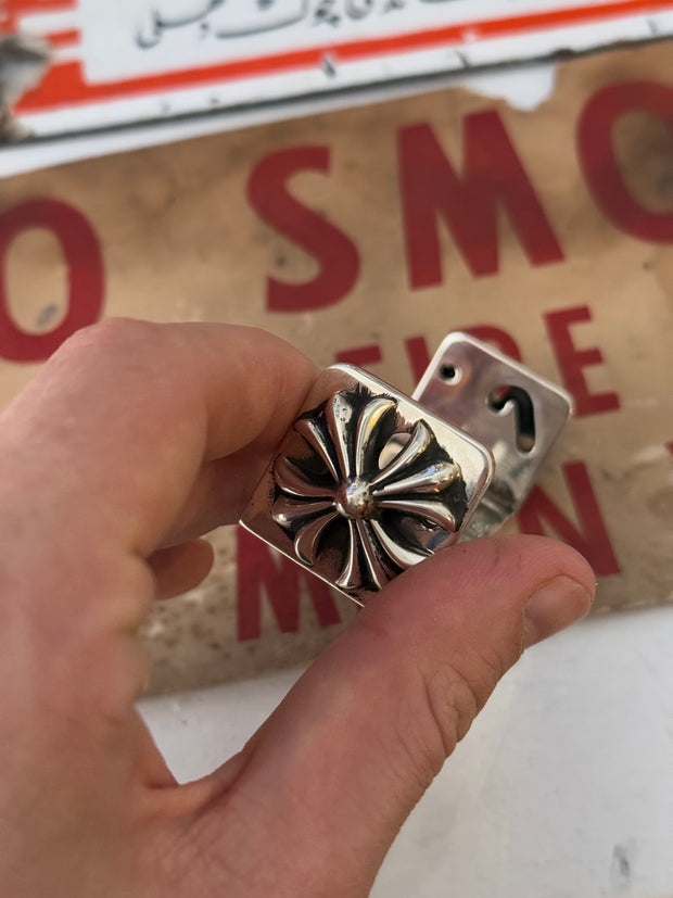 RARE INSANE 2002 .925 SILVER CROSS BALL JOINT/CIGARETTE ROLLER