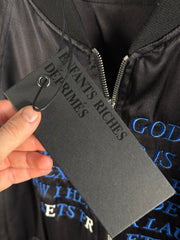 THE LAST BRAND NEW w/ TAGS ICONIC PRE-SPRING 2017 "GERMS" SILK BOMBER