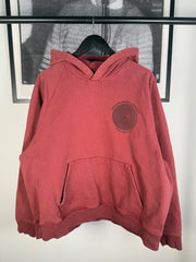 RARE SPRING/SUMMER 2020 MAROON OVER-DYED “CRY FOR HELP” MEGA OVERSIZED HOODIE