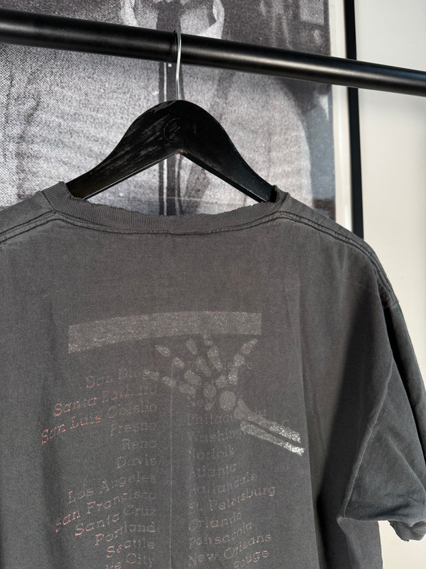 PERFECTLY THRASHED & FADED 90's SOCIAL DISTORTION DICE MARTINI & 8-BALL TOUR DATE SHIRT