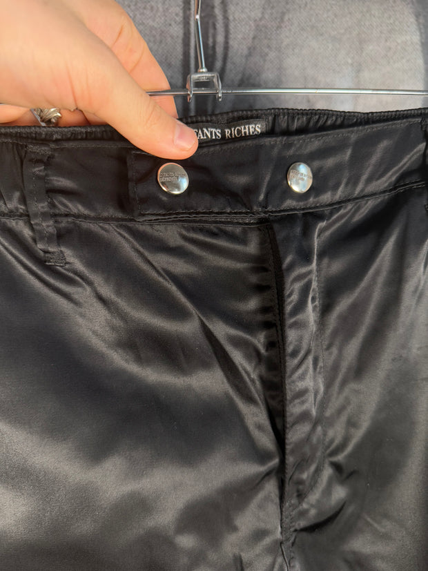 ICONIC FALL/WINTER 2019 "MENENDEZ MURDER TRIAL" ITALIAN NYLON SHOOTER PANTS