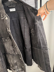 SPRING/SUMMER 2022 MARGIELA-INSPIRED RECONSTRUCTED DENIM UNIFIT JACKET