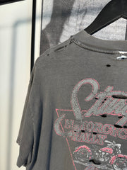 THRASHED "STURGIS SALOON MOTORCYCLE RALLY" SHIRT