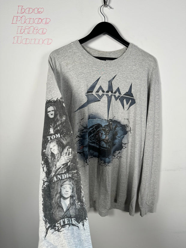 GRAIL 90'S GERMAN BLACK METAL "SODOM" LONG SLEEVE SHIRT