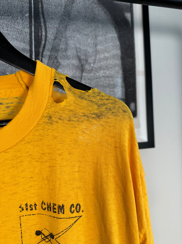 1991 DIVORCE-YELLOW SADDAM HUSSEIN RECONNAISSANCE SHIRT