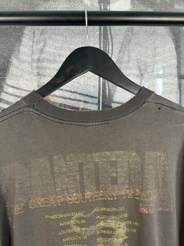 VINTAGE GRAIL: OG 1996 PANTERA "THE GREAT SOUTHERN TRENDKILL" THRASHED & FADED TOUR SHIRT