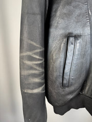 INSANE FALL/WINTER 2024 AGED SHEEPSKIN ASSEMBLAGE PANEL JACKET BRAND NEW WITH TAGS