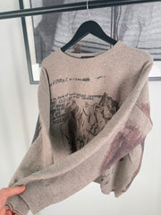 RARE FALL/WINTER 2021 “DRAMA OF OPIUM” MERINO WOOL SWEATER