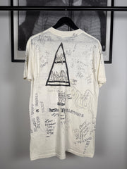 INSANE 80'S ANARCHY GROUPIE-OWNED 50+ SIGNATURE POISON ADIDAS DEF LEPPARD BAND TEE