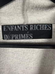 ULTIMATE GRAIL 1 of 1 AUTUMN/WINTER 2019 HAND-DRAWN “GLUE SNIFFER” D.A.R.E. PAINTED PATCHWORK HOODIE