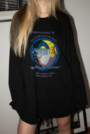VINTAGE ERD-STYLE GRAIL: 90s NARCOTICS ANONYMOUS NA LOGO OVERSIZED LONG SLEEVE