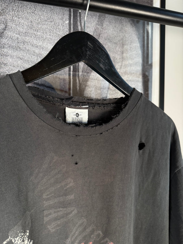 PERFECTLY THRASHED & FADED 90's SOCIAL DISTORTION DICE MARTINI & 8-BALL TOUR DATE SHIRT