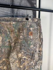 PERFECTLY WORN IN ERD REFERENCE 90s CARHARTT REAL TREE CAMO CARPENTER PANTS