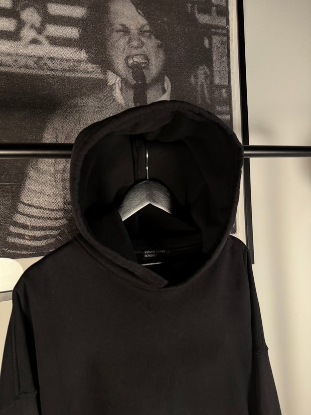 ULTIMATE GRAIL RAREST SIZE FALL/WINTER 2022 "GOTH GIRL SUCKS SOUL THROUGH DICK" ACID WASH VINTAGE TREATMENT HOODIE