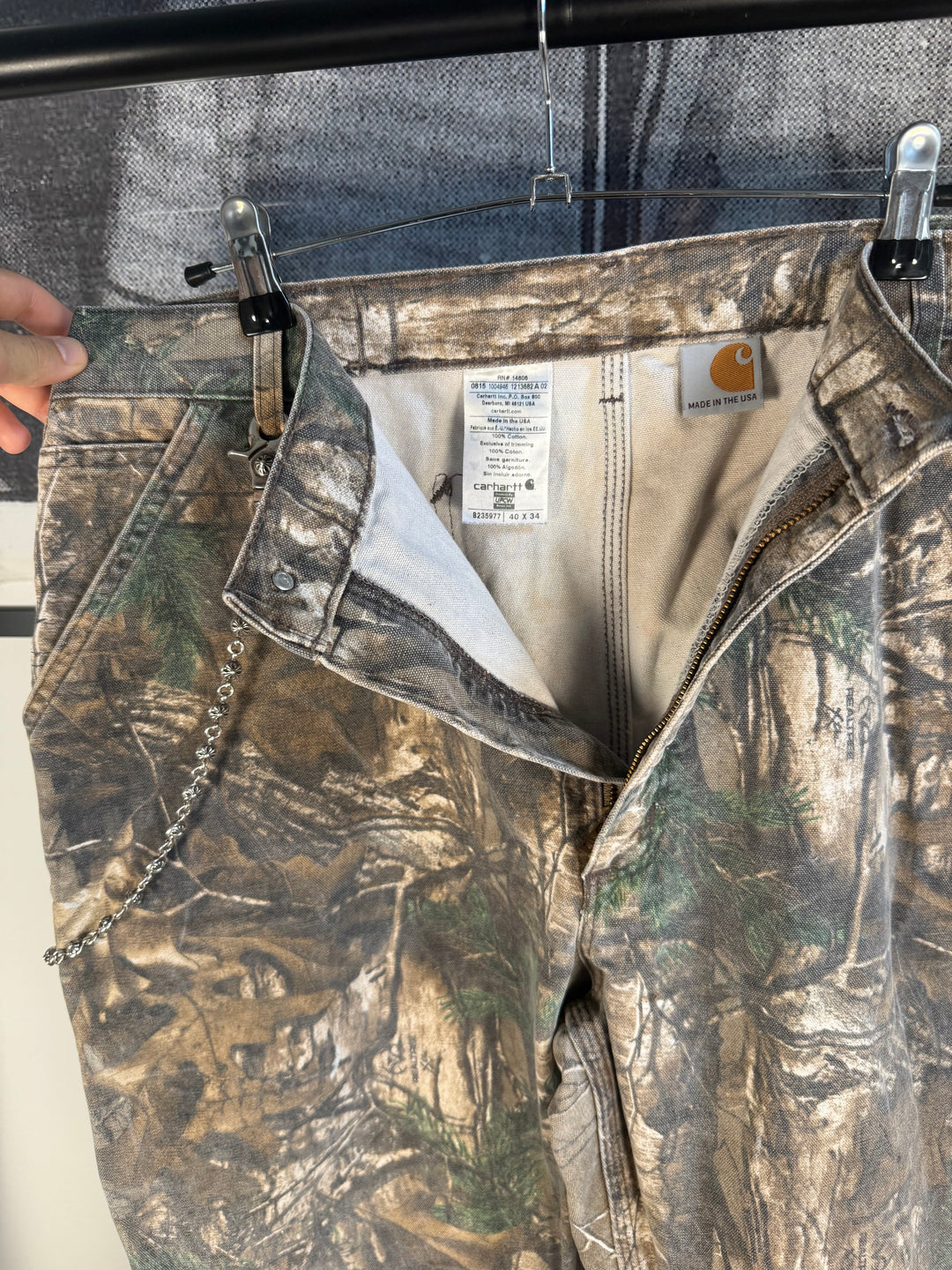PERFECTLY WORN IN ERD REFERENCE 90s CARHARTT REAL TREE CAMO