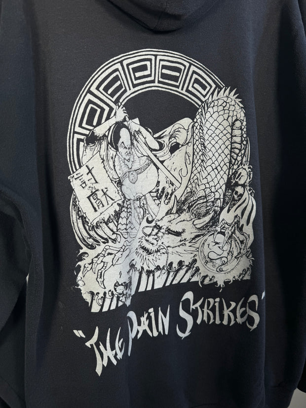 VINTAGE GRAIL 90's SICK OF IT ALL NY "WHEN THE PAIN STRIKES" HOODIE