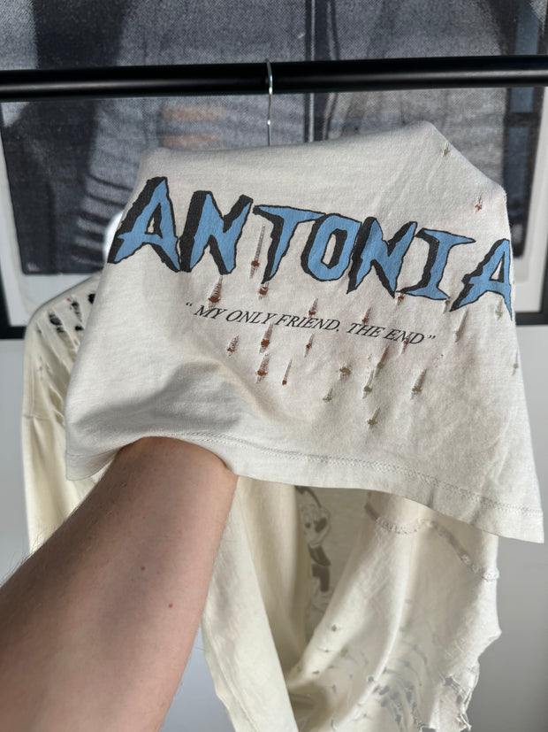 RARE GOLDEN ERA GRAIL 1 OF 25 HAND-DISTRESSED "SAD MICKEY" ANTONIOLI COLLAB SHIRT