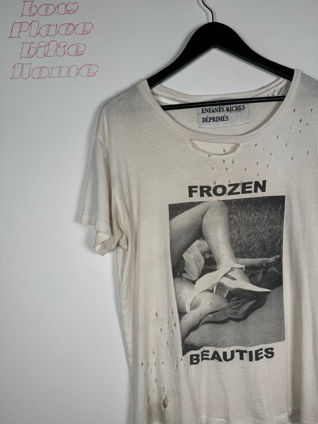 ULTIMATE GRAIL 2015 HAND DISTRESSED "FROZEN BEAUTIES" SHIRT