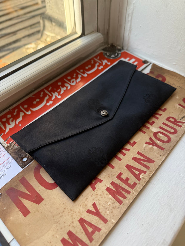 ULTIMATE GRAIL EARLY 2000'S "FUCK YOU" SLEEPING MASK IN .925 SILVER, SILK, & COWSKIN LEATHER w/ CARRYING CASE