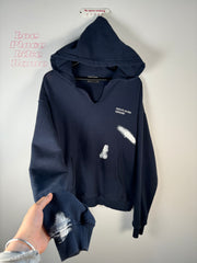 RARE FALL/WINTER 2019 "PEINTURE" HAND PAINTED LOGO HOODIE