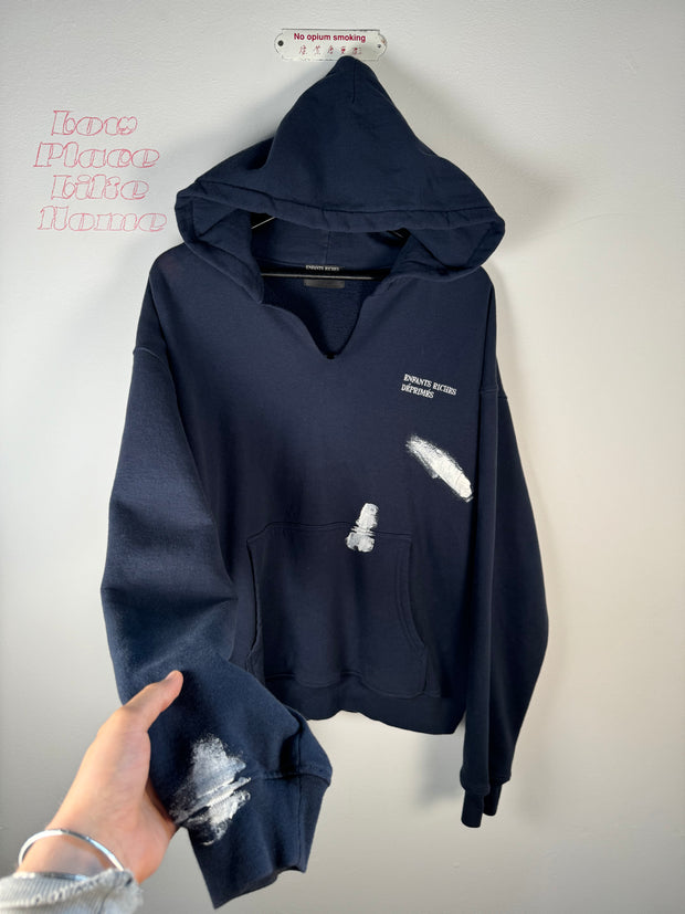 RARE FALL/WINTER 2019 "PEINTURE" HAND PAINTED LOGO HOODIE