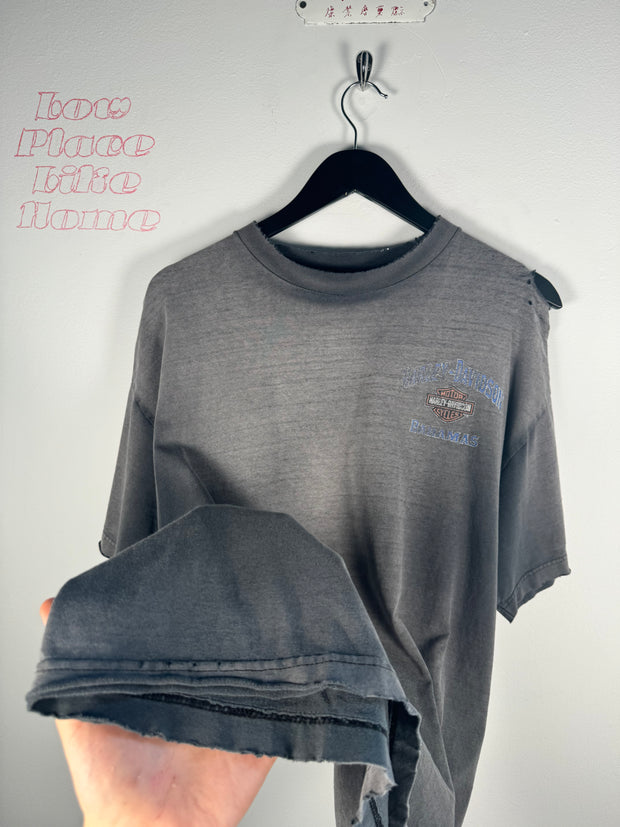 90's ULTRA-FADED HARLEY DAVIDSON BAHAMAS TEE