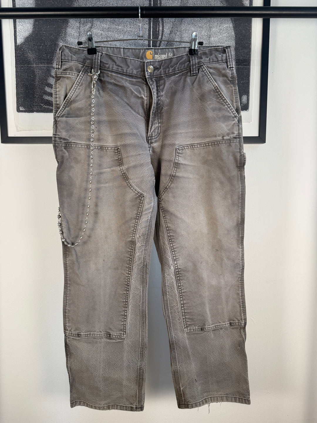 PERFECTLY FADED & WHISKERED CHROME HEARTS STYLE CARHARTT DOUBLE