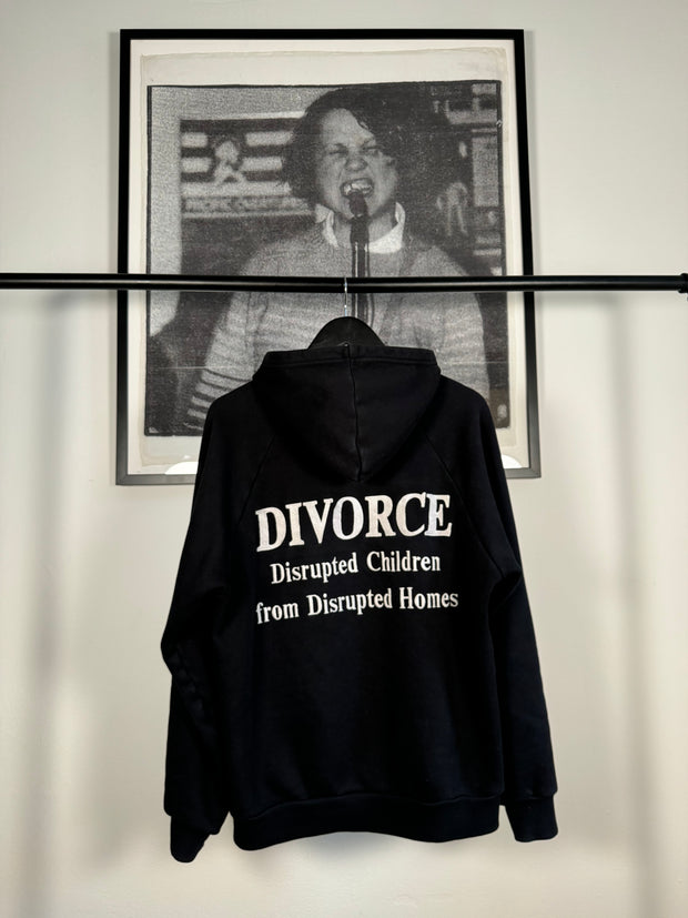 ULTIMATE GRAIL FALL/WINTER 2017 GOLDEN ERA BLACK "DIVORCE" HOODIE