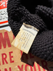 EXTREMELY RARE GRAIL EARLY 2000's LAMBSKIN / CASHMERE "FUCK YOU" BEANIE
