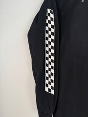 INCREDIBLY RARE PRISTINE 90's PORN STAR SKATEBOARDSRACING CHECKERBOARD LONG SLEEVE
