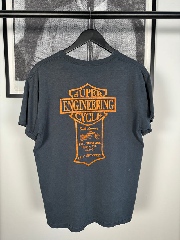 INSANELY VULGAR "SMOKED DOPE / CHEWED ROPE" BIKE SHOP SHIRT