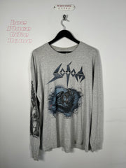 GRAIL 90'S GERMAN BLACK METAL "SODOM" LONG SLEEVE SHIRT