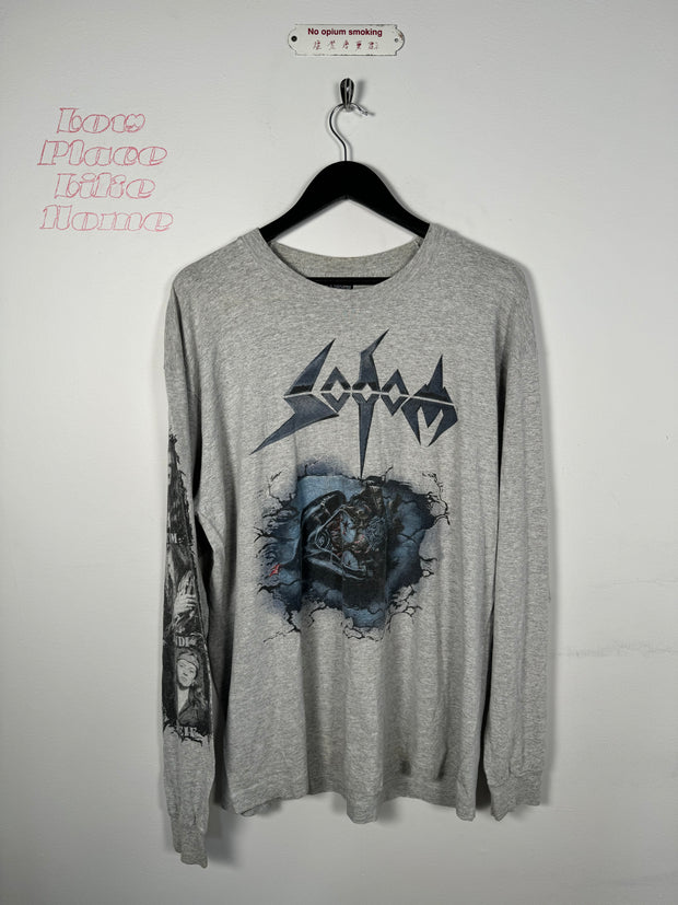 GRAIL 90'S GERMAN BLACK METAL "SODOM" LONG SLEEVE SHIRT