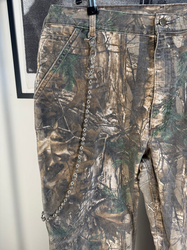 PERFECTLY WORN IN ERD REFERENCE 90s CARHARTT REAL TREE CAMO CARPENTER PANTS