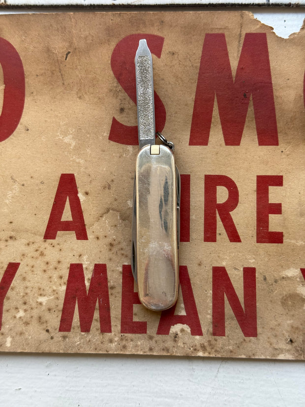 GRAIL EARLY 2000's 4-WAY .925 SILVER POCKET KNIFE / MULTI TOOL